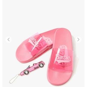 Barbie Pink Slides Size 8
